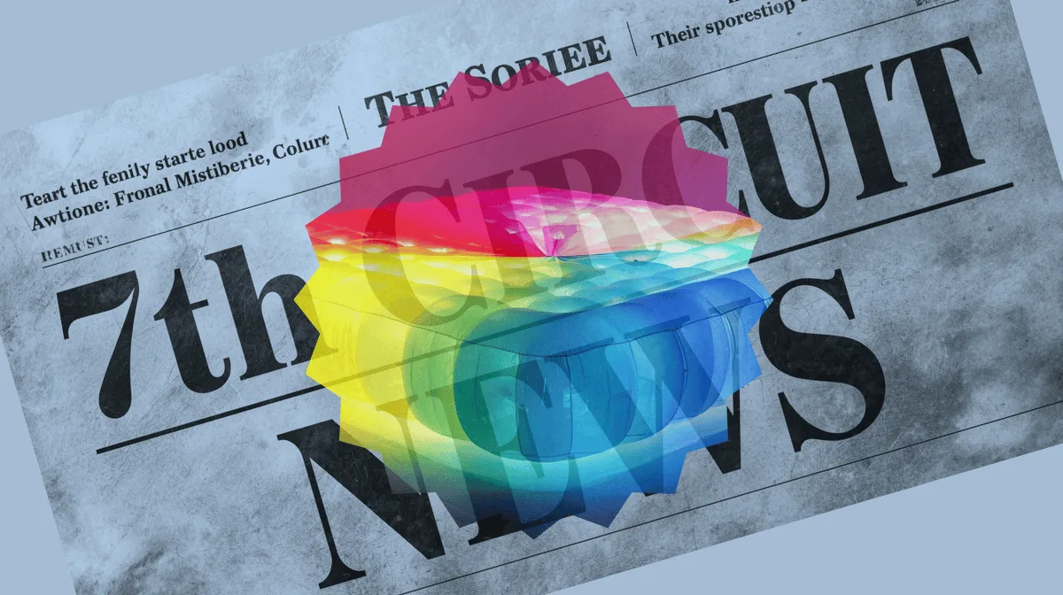 7th Circuit Bair Hugger News headline featuring a forced-air warming blanket.